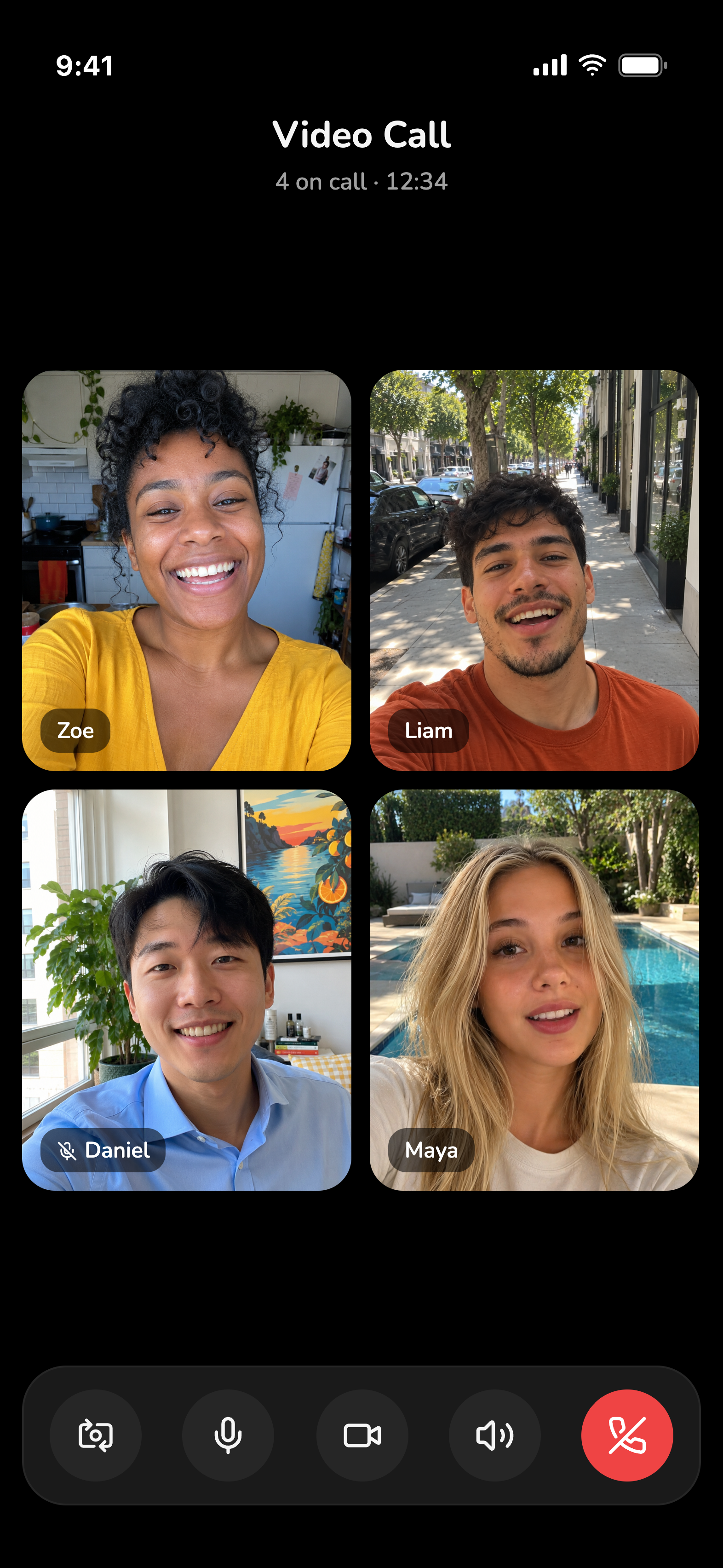 Group video call